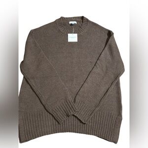 American Eagle Outfitters Women’s Brown Crewneck Sweater